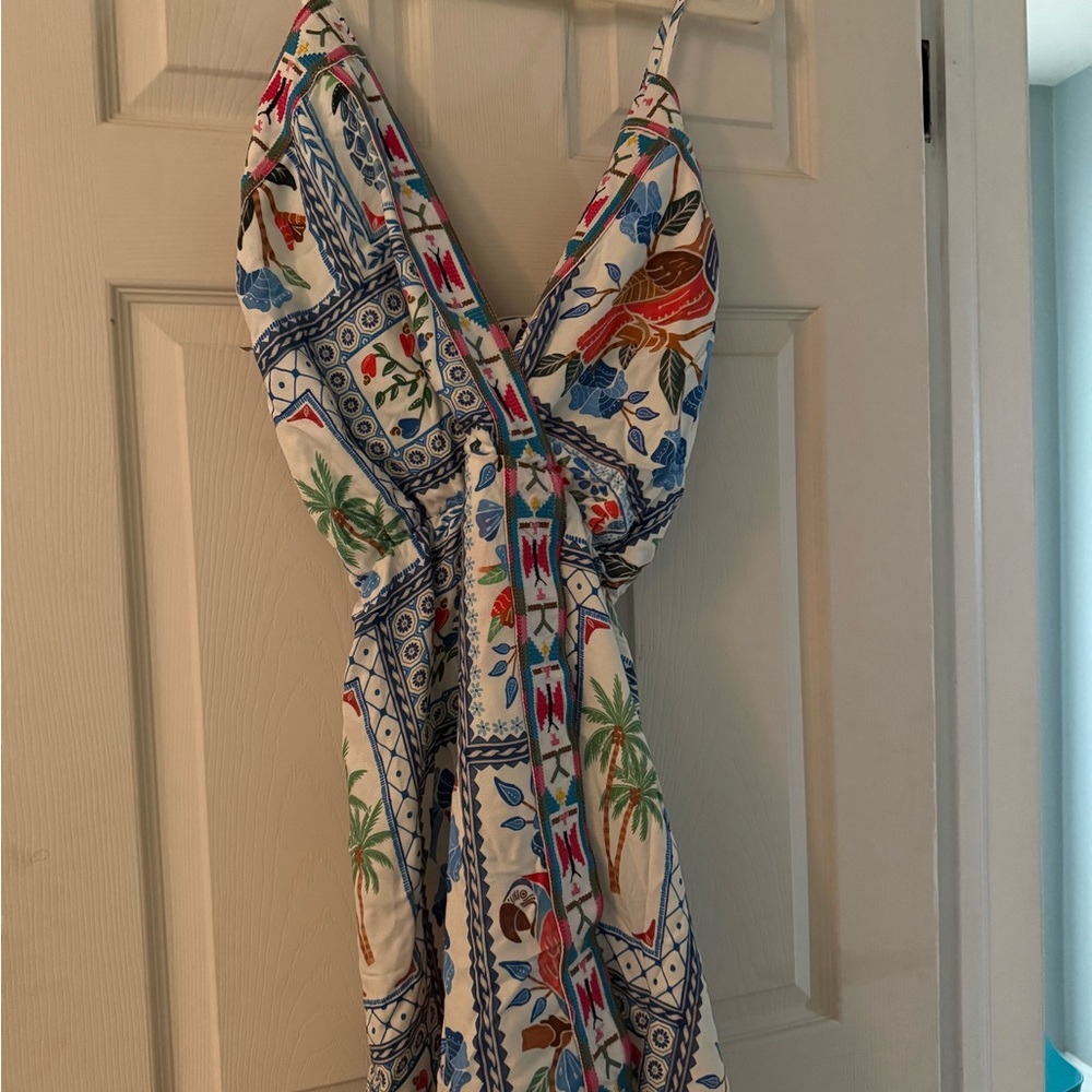 FARM Rio Multicolor Patchwork Mini Dress - Picture 7 of 7